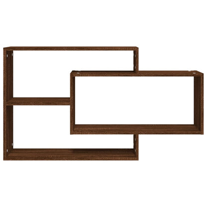 Mensola a Muro Rovere Marrone 104x20x58,5 cm Legno Multistrato | homemem39