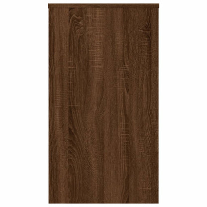 Scrivania Rovere Marrone 90x40x72 cm in Legno Multistrato - homemem39