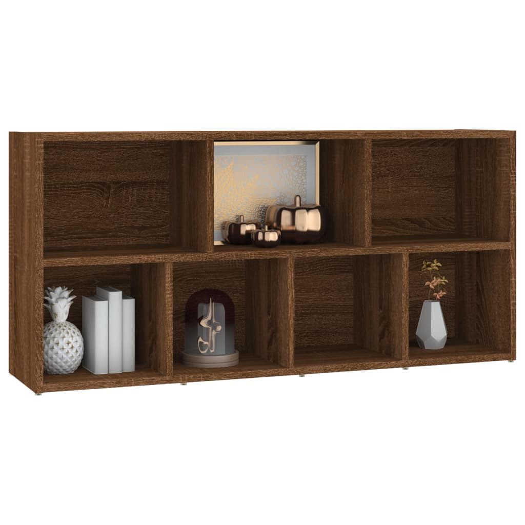 Libreria Rovere Marrone 50x25x106 cm - homemem39