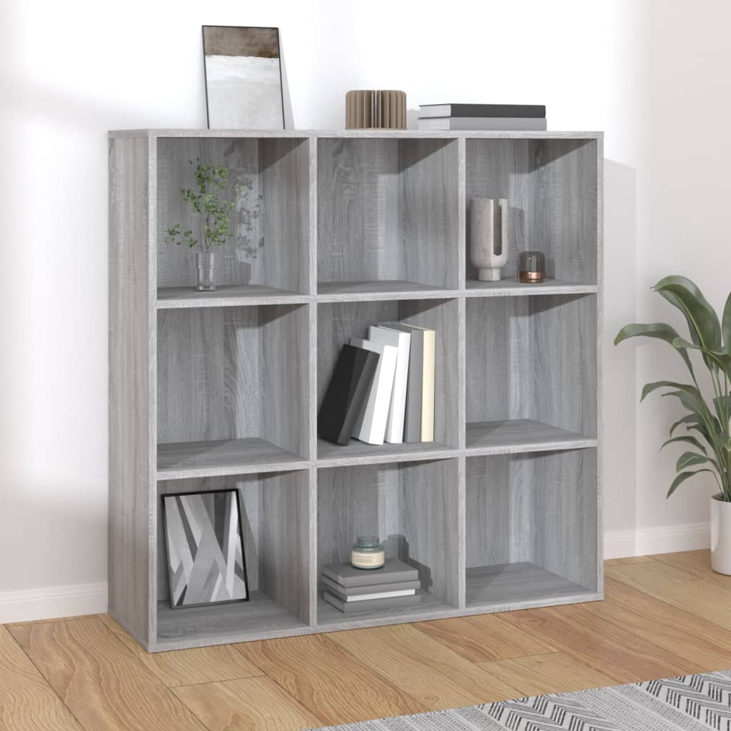 Libreria Grigio Sonoma 98x29x97,5 cm