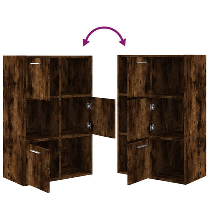 Mobile Contenitore in Rovere Fumo 60x29,5x90 cm | homemem39