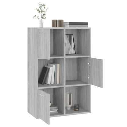 Mobile Contenitore Grigio Sonoma 60x29,5x90 cm - homemem39