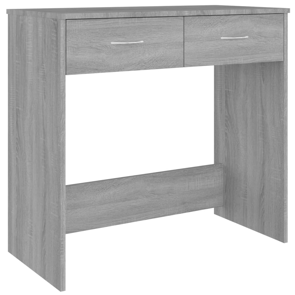 Scrivania Grigio Sonoma 80x40x75 cm in Legno Multistrato - homemem39