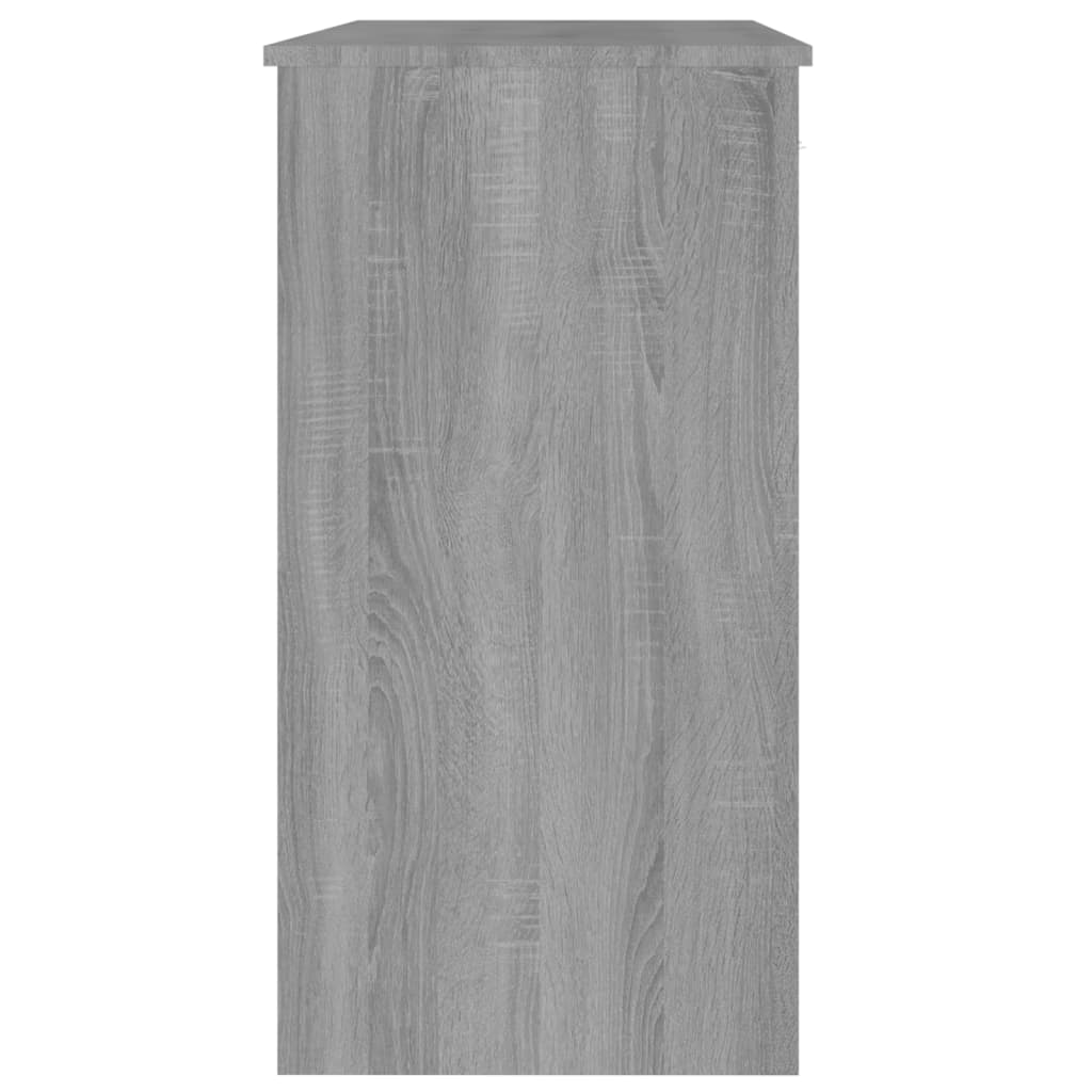 Scrivania Grigio Sonoma 80x40x75 cm in Legno Multistrato - homemem39