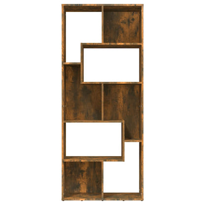 Libreria Rovere Fumo 67x24x161 cm in Legno Multistrato | homemem39