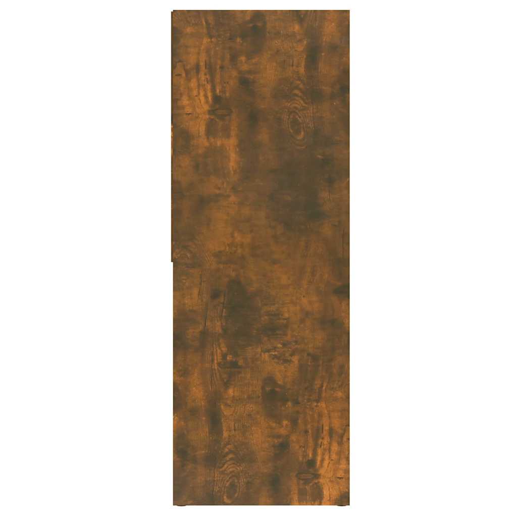 Libreria Rovere Fumo 67x24x161 cm in Legno Multistrato | homemem39