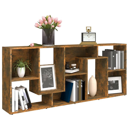 Libreria Rovere Fumo 67x24x161 cm in Legno Multistrato | homemem39