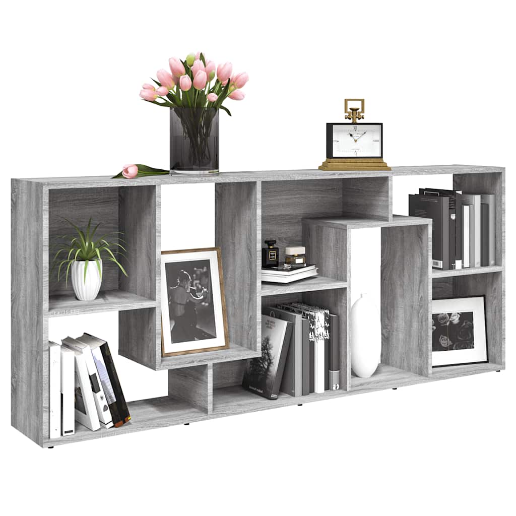 Libreria Grigio Sonoma 67x24x161 cm in Legno Ingegnerizzato | homemem39