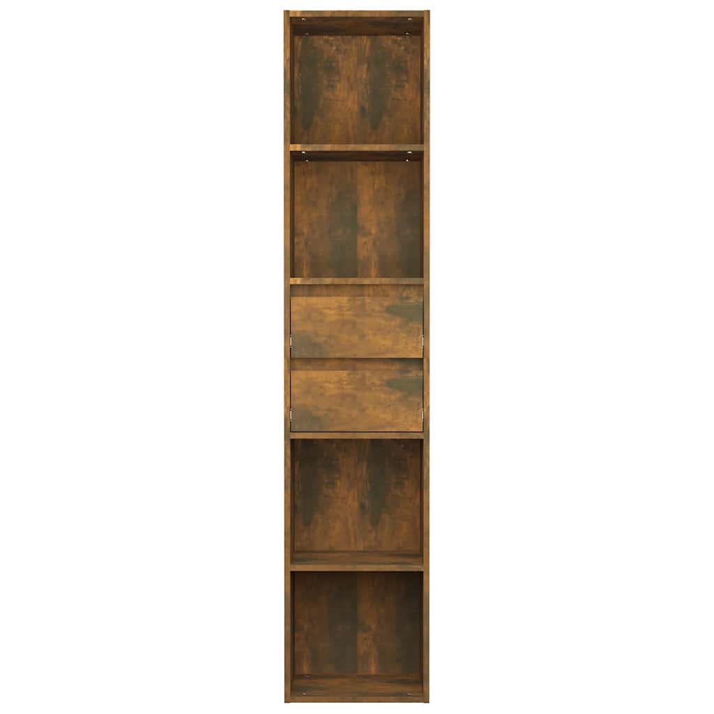 Libreria Rovere Fumo 36x30x171 cm in Legno Multistrato | homemem39