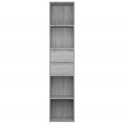 Libreria Grigio Sonoma 36x30x171 cm in Legno Multistrato