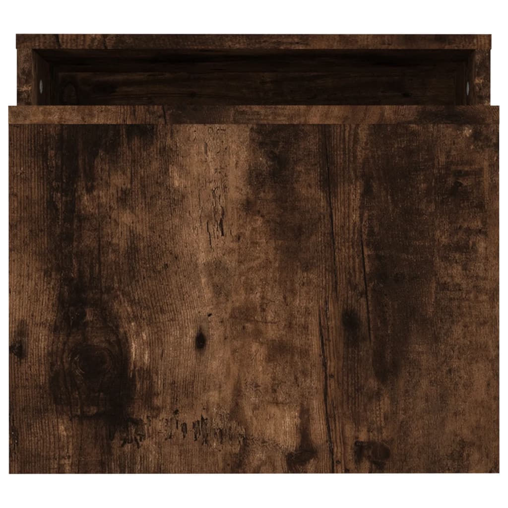 Set Tavolini Salotto Rovere Fumo 100x48x40 cm Legno Multistrato | homemem39