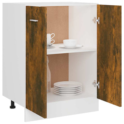 Mobiletto “Lyon” Rovere Fumo 60x46x81,5 cm