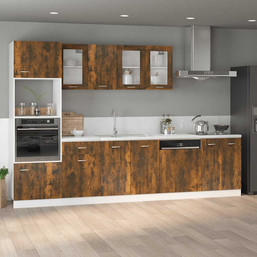 Mobiletto “Lyon” Rovere Fumo 60x46x81,5 cm | homemem39