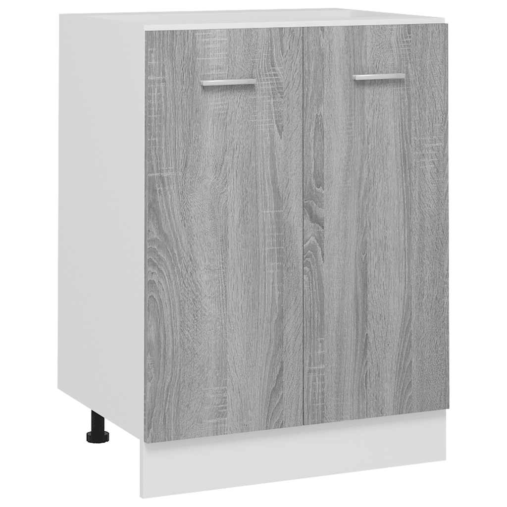 Mobiletto “Lyon” Grigio Sonoma 60x46x81,5 cm | homemem39
