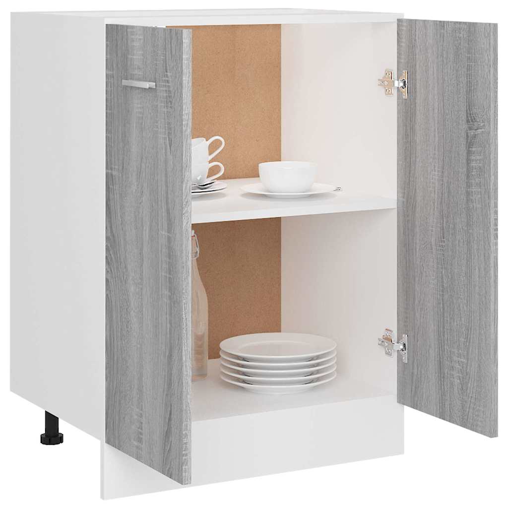 Mobiletto “Lyon” Grigio Sonoma 60x46x81,5 cm