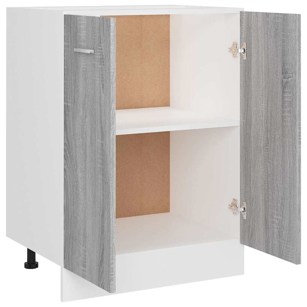 Mobiletto “Lyon” Grigio Sonoma 60x46x81,5 cm
