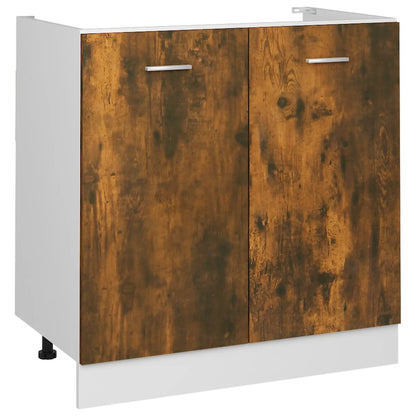Mobile Sottolavello “Lyon” Rovere Fumo 80x46x81,5 cm