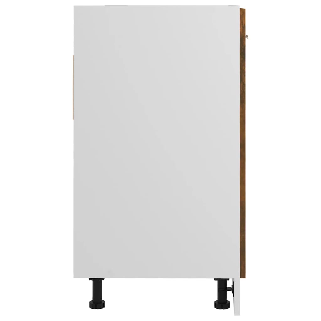 Mobile Sottolavello “Lyon” Rovere Fumo 80x46x81,5 cm - homemem39