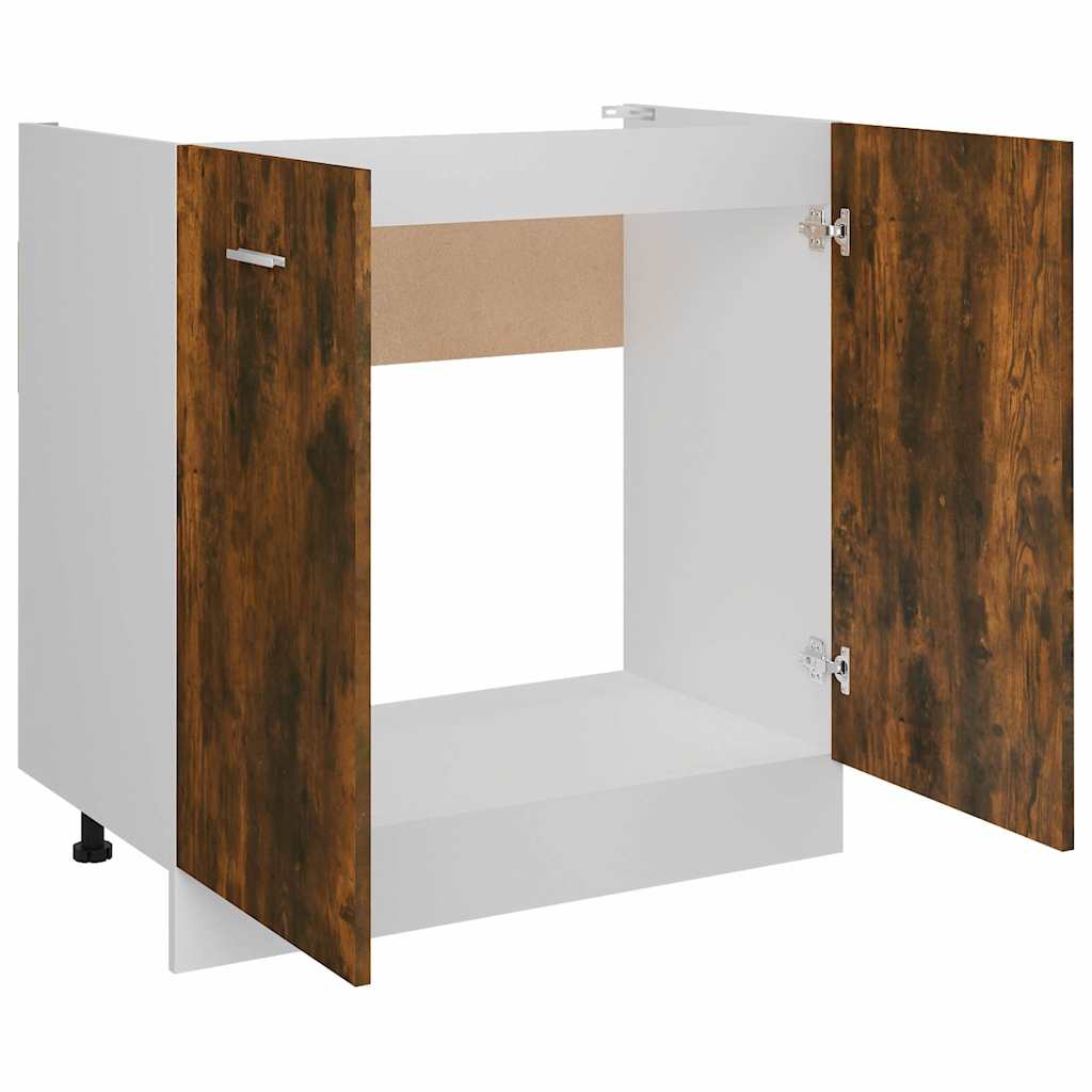Mobile Sottolavello “Lyon” Rovere Fumo 80x46x81,5 cm