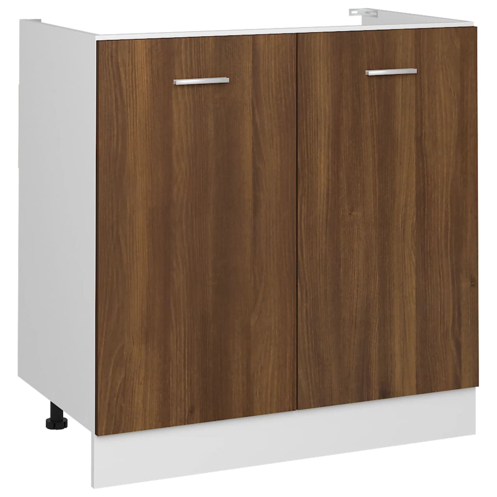 Mobiletto “Lyon” Rovere Marrone 80x46x81,5 cm