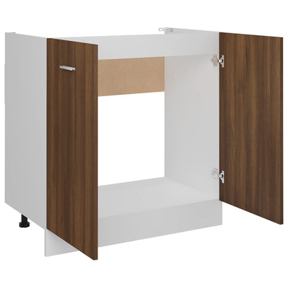 Mobiletto “Lyon” Rovere Marrone 80x46x81,5 cm