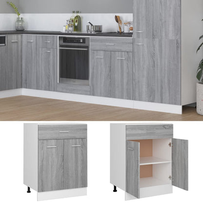 Mobiletto “Lyon” Grigio Sonoma 60x46x81,5 cm