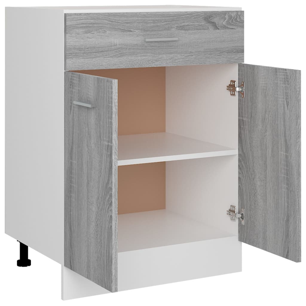 Mobiletto “Lyon” Grigio Sonoma 60x46x81,5 cm