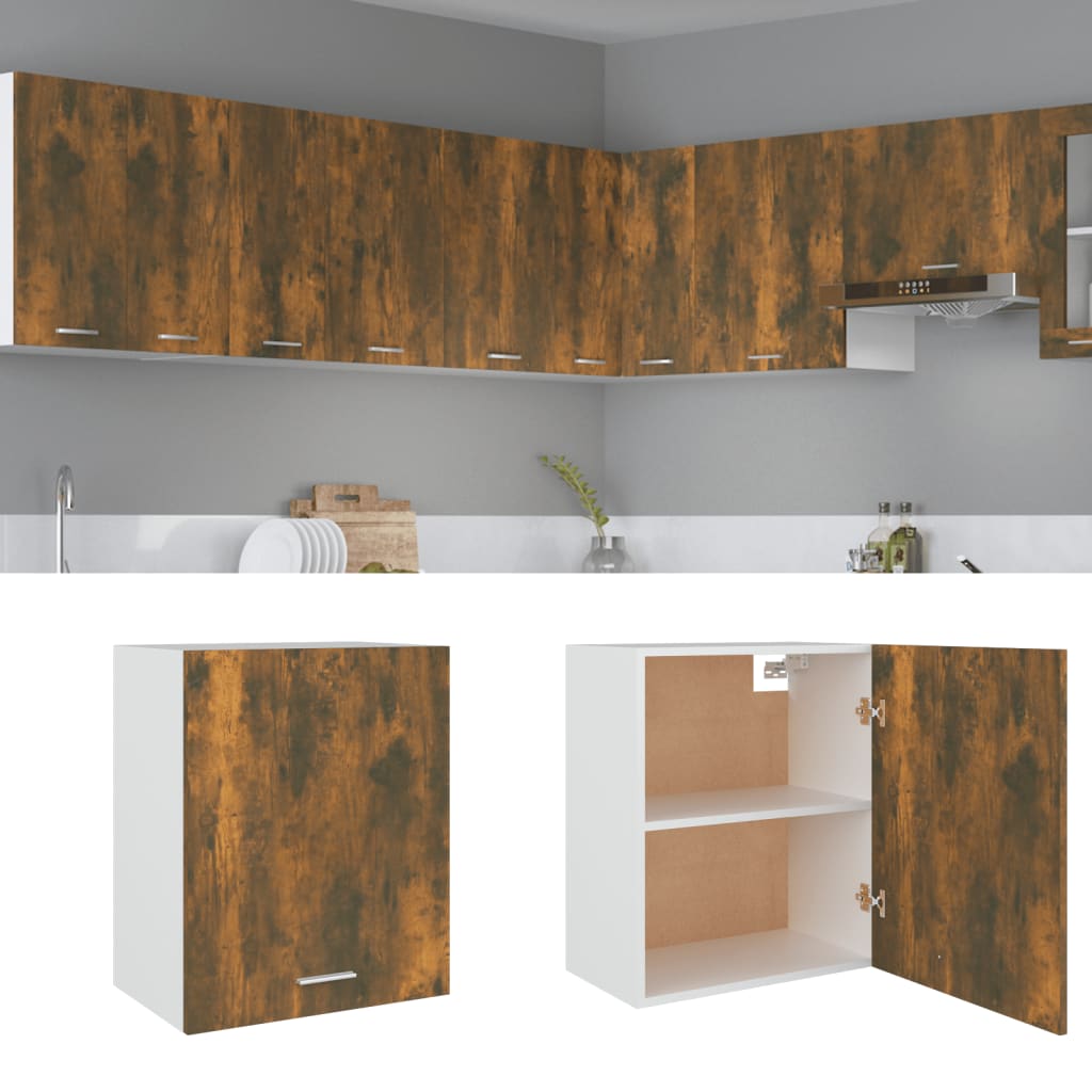 Mobile Pensile “Lyon” Rovere Fumo 50x31x60 cm - homemem39