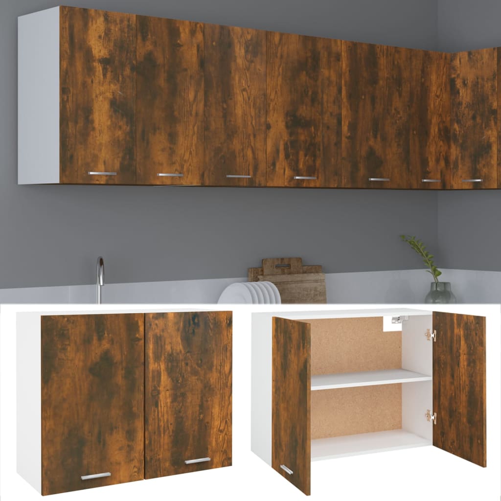 Mobile Pensile “Lyon” Rovere Fumo 80x31x60 cm