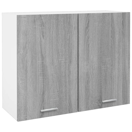 Mobile Pensile Grigio Sonoma 80x31x60 cm in Legno Multistrato