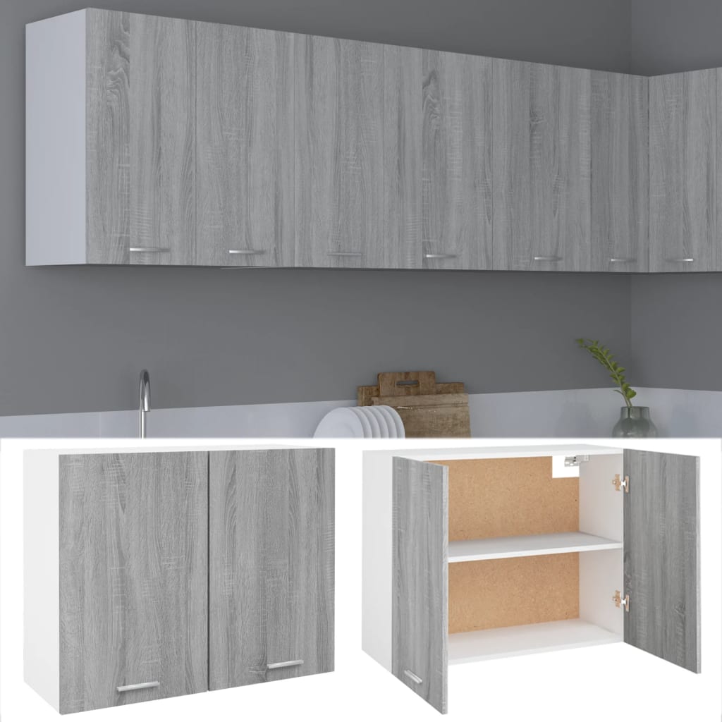 Mobile Pensile “Lyon” Grigio Sonoma 80x31x60 cm