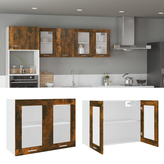 Mobile Pensile “Lyon” Rovere Fumo 80x31x60 cm