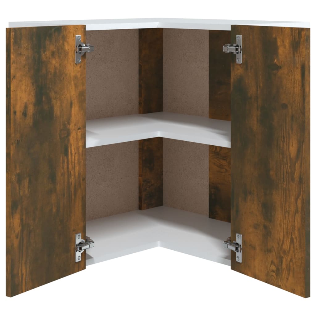 Mobile Pensile Angolo “Lyon” Rovere Fumo 57x57x60 cm