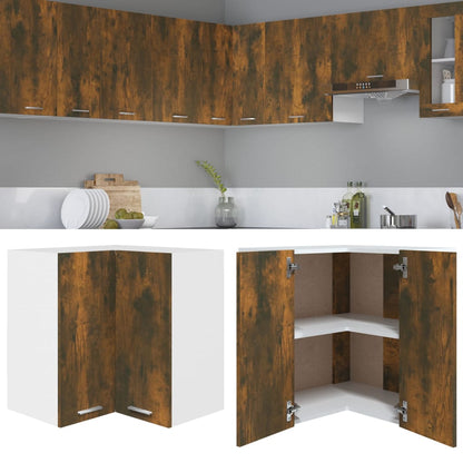 Mobile Pensile Angolo “Lyon” Rovere Fumo 57x57x60 cm