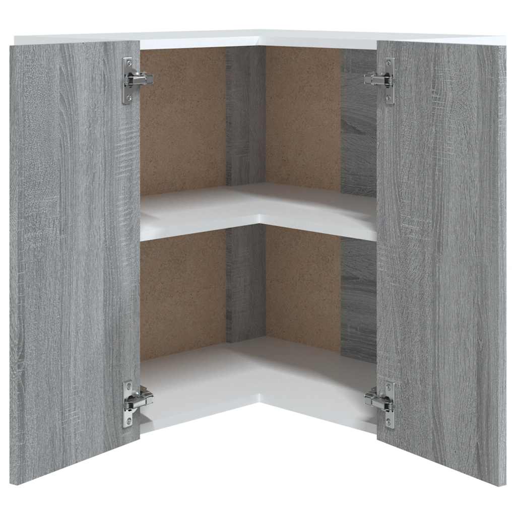 Mobile Pensile Angolo “Lyon” Grigio Sonoma 57x57x60