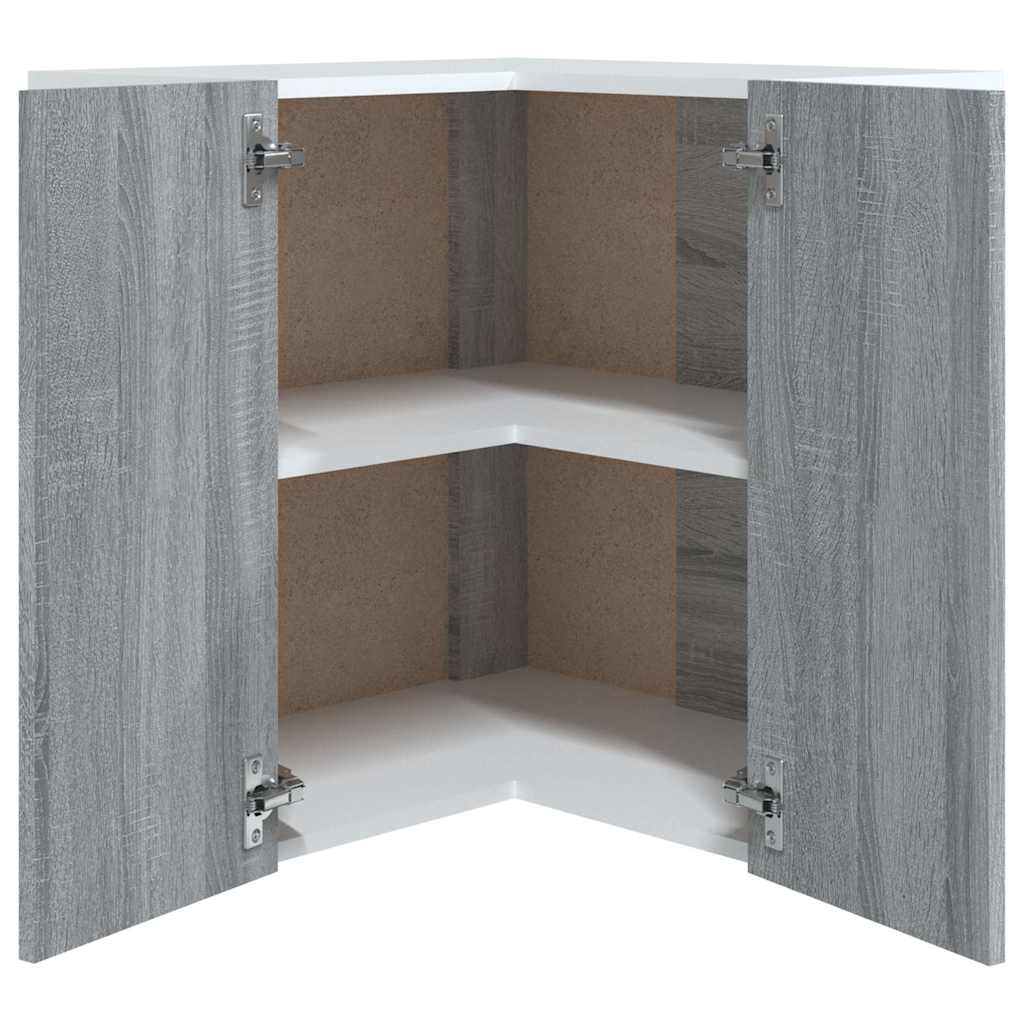 Mobile Pensile Angolo “Lyon” Grigio Sonoma 57x57x60