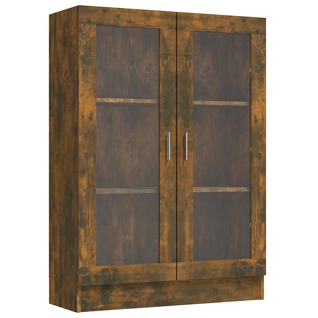 Mobile Vetrina Rovere Fumo 82,5x30,5x115cm in Legno Multistrato | homemem39