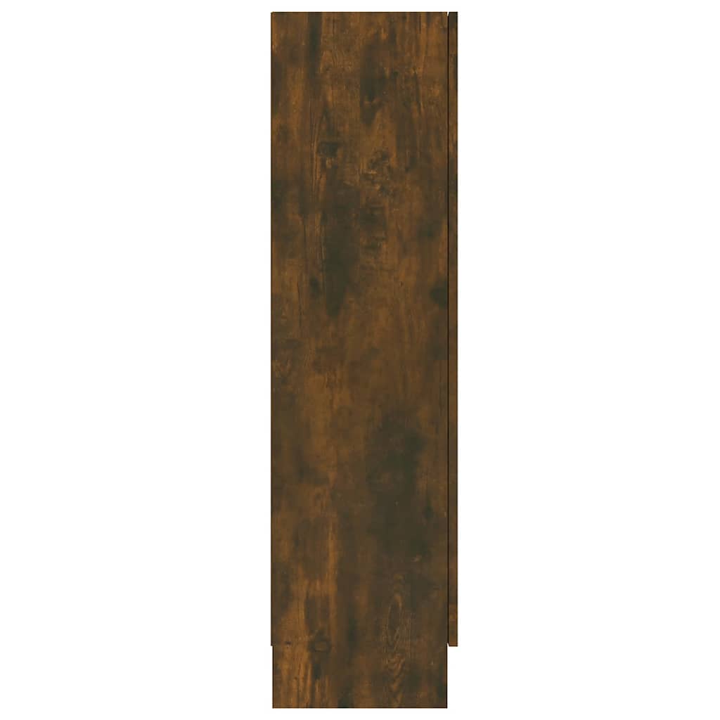 Mobile Vetrina Rovere Fumo 82,5x30,5x115cm in Legno Multistrato | homemem39
