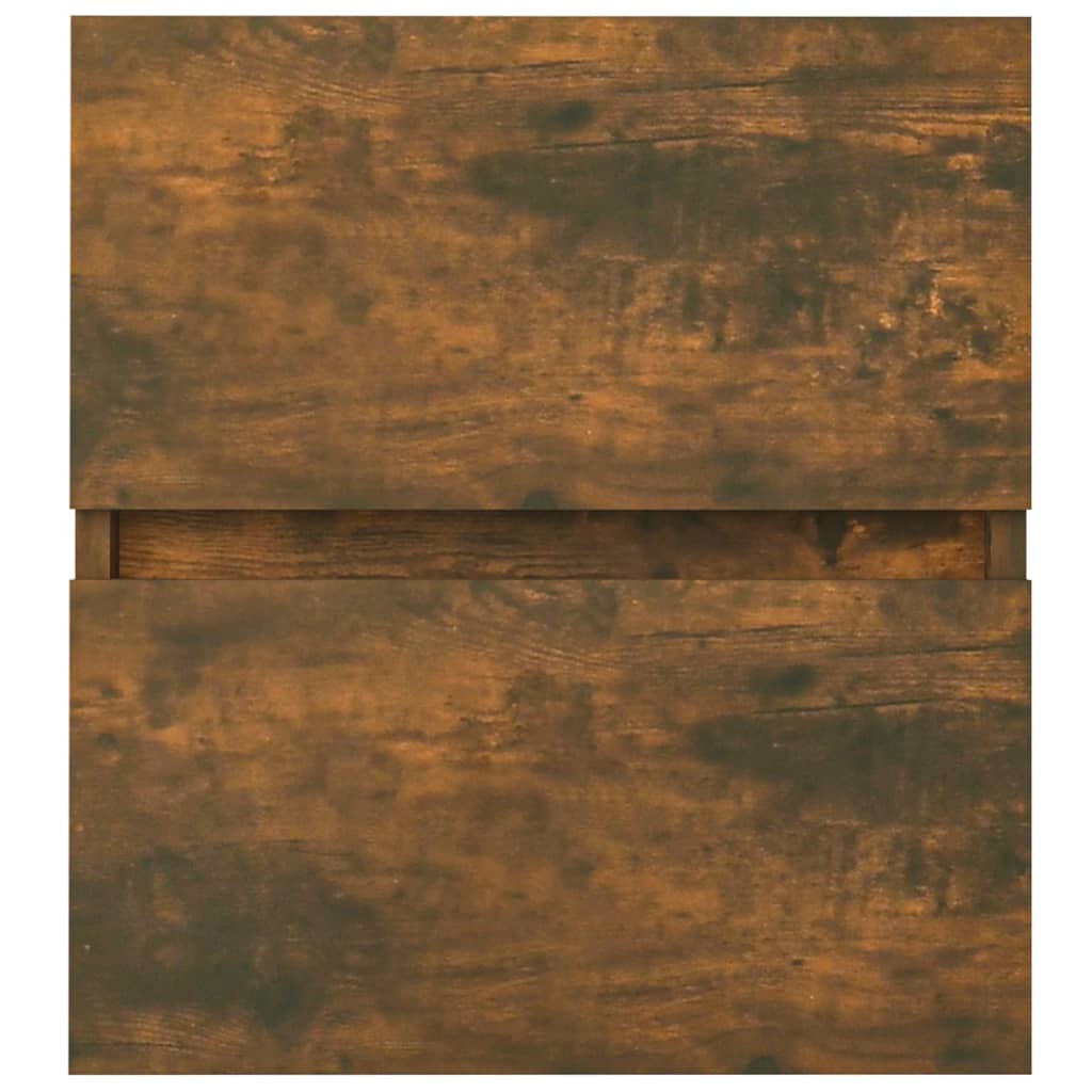 Mobile Lavabo Rovere Fumo 41x38,5x45 cm in Legno Multistrato | homemem39