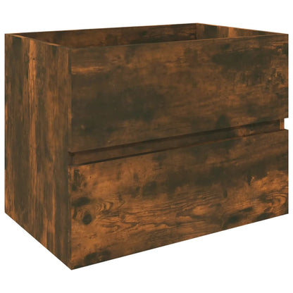 Mobile Lavabo Rovere Fumo 60x38,5x45 cm in Legno Multistrato | homemem39
