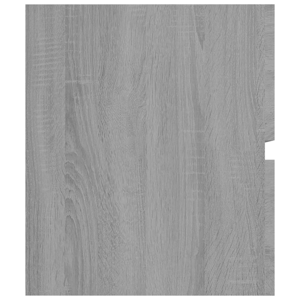 Mobile Sottolavabo Grigio Sonoma 90x38,5x45cm Legno Multistrato | homemem39