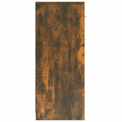 Armadietto Bagno Rovere Fumo 60x33x80 cm Legno tecnico