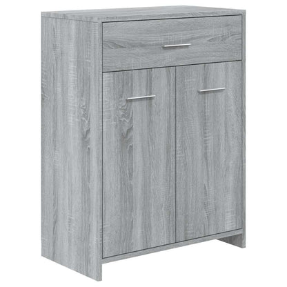 Armadietto Bagno Grigio Sonoma 60x33x80 cm in Legno tecnico