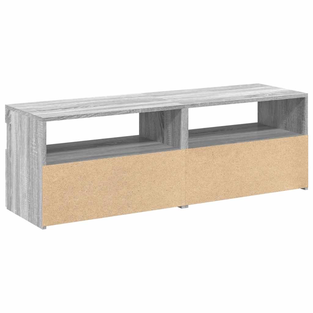 Mobili TV con Luci LED 2 pz Grigio Sonoma 60x35x40 cm - homemem39