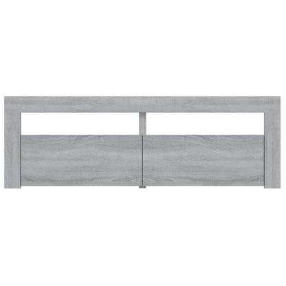 TV Cabinet with Sonoma Gray LED Lights 120x35x40 cmcm