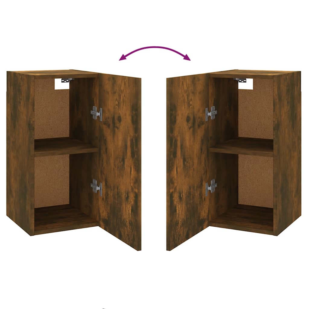 Mobile TV Rovere Fumo 30,5x30x60 cm in Legno Ingegnerizzato - homemem39