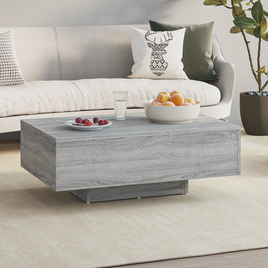 Tavolino da Salotto Grigio Sonoma 85x55x31 cm Legno Multistrato | homemem39