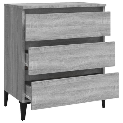 Credenza Grigio Sonoma 60x35x69 cm in Legno Multistrato - homemem39
