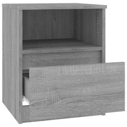 Comodini 2 pz Grigio Sonoma 40x40x50 cm in Legno Multistrato - homemem39