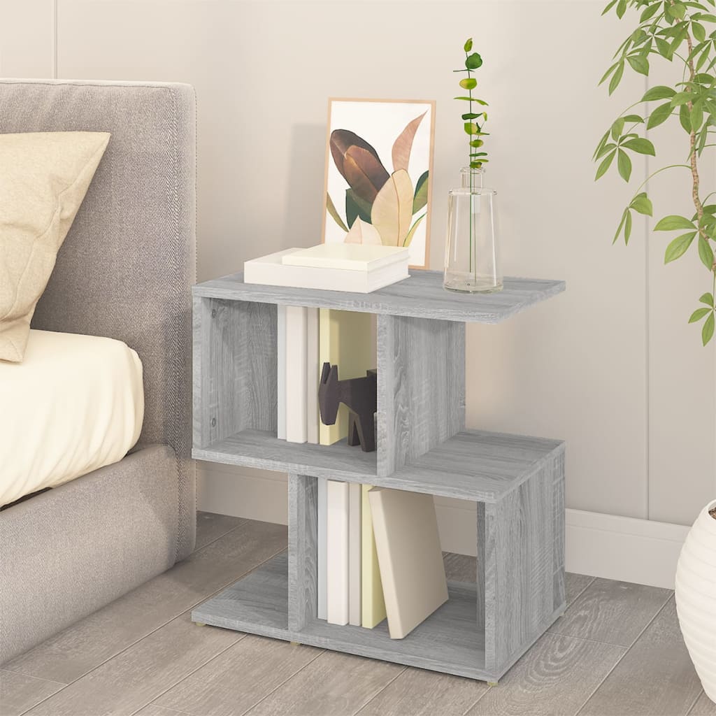 Comodini Grigio Sonoma 2pz 50x30x51,5 cm in Legno Multistrato - homemem39